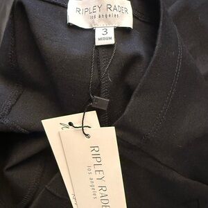 Ripley Rader Black Ponte Knit Wide Leg Pants